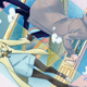 Episode 7 end card by Akemi Hayashi (animator on Revolutionary Girl Utena and Mawaru Penguindrum)